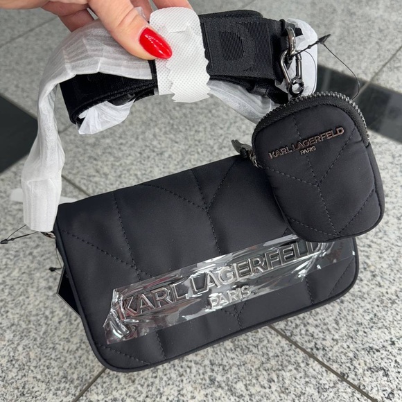 Karl Lagerfeld VOYAGE LOGO CROSSBODY NWT - Picture 5 of 10